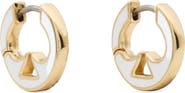 Kate Spade New York everyday spade cutout huggie hoop earrings