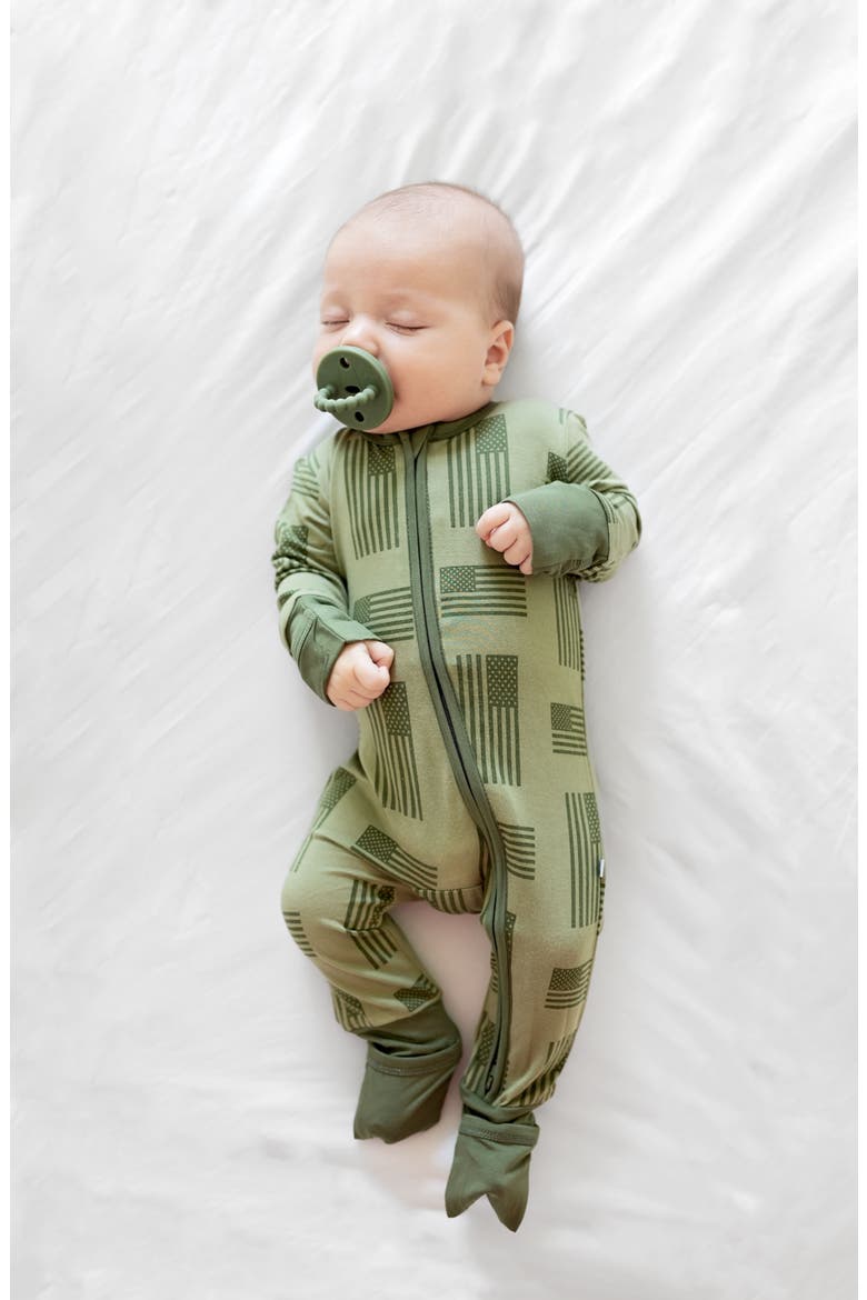 Kolton Convertible Footie, Alternate, color, Green