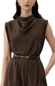 Lilysilk Silk Habotai Sleeveless Top