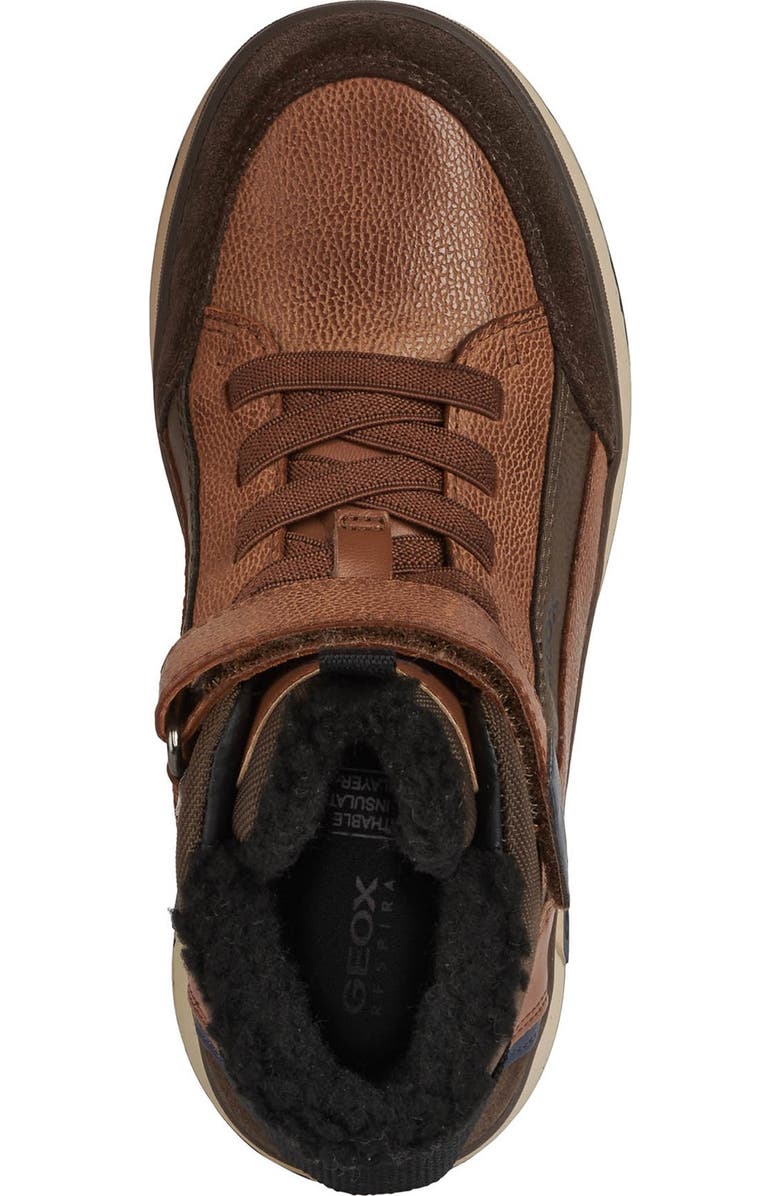 Geox Astuto Faux Shearling Lined Sneaker, Alternate, color,