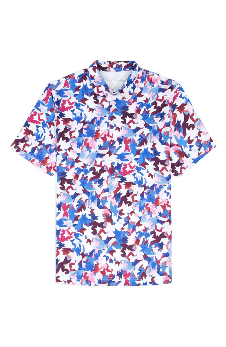 Robert Graham Bartlow Performance Golf Polo, Alternate, color, Multi