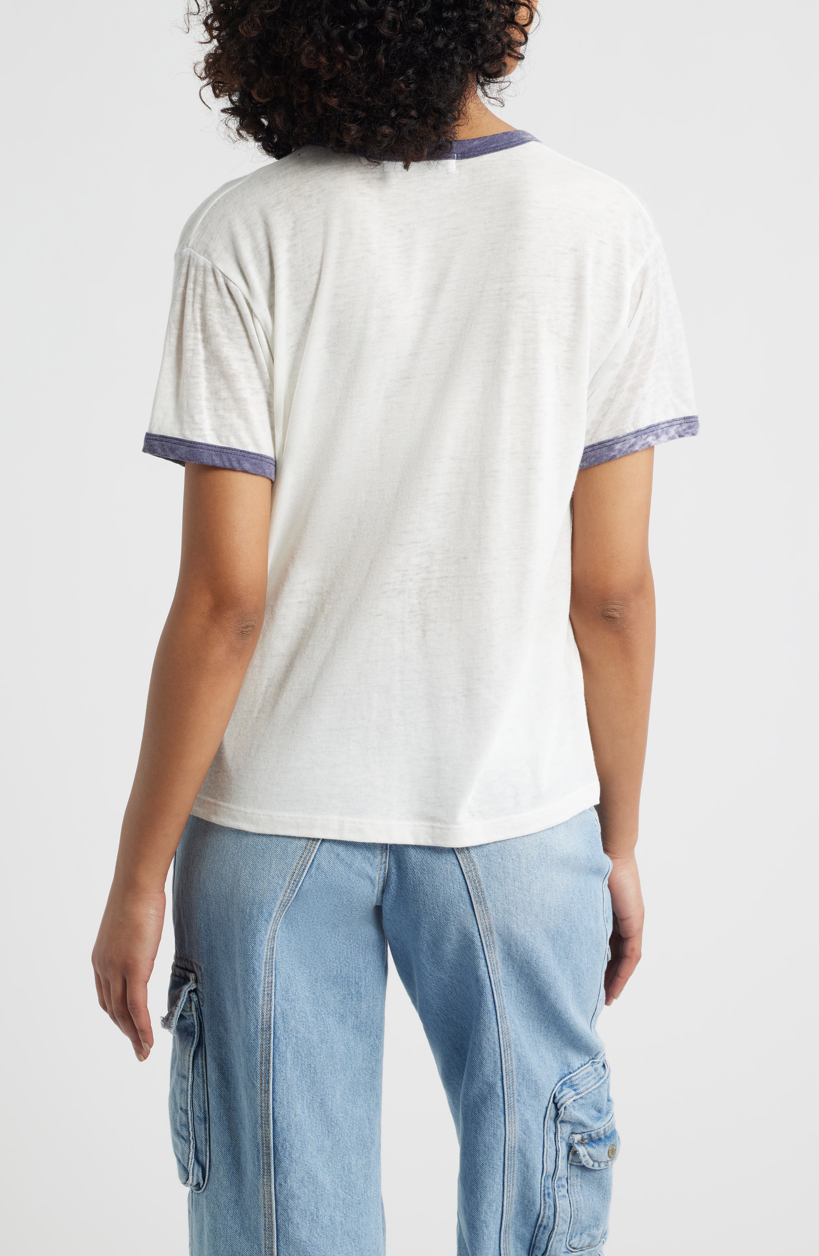 Nice Try Burnout Ringer T-Shirt - image 2
