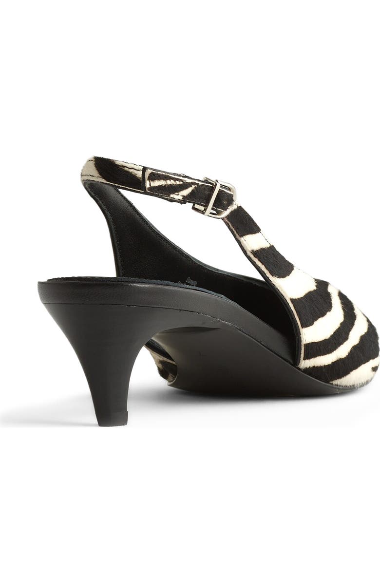 Madewell Emilie Zebra Print Genuine Calf Hair Mary Jane, Alternate, color,