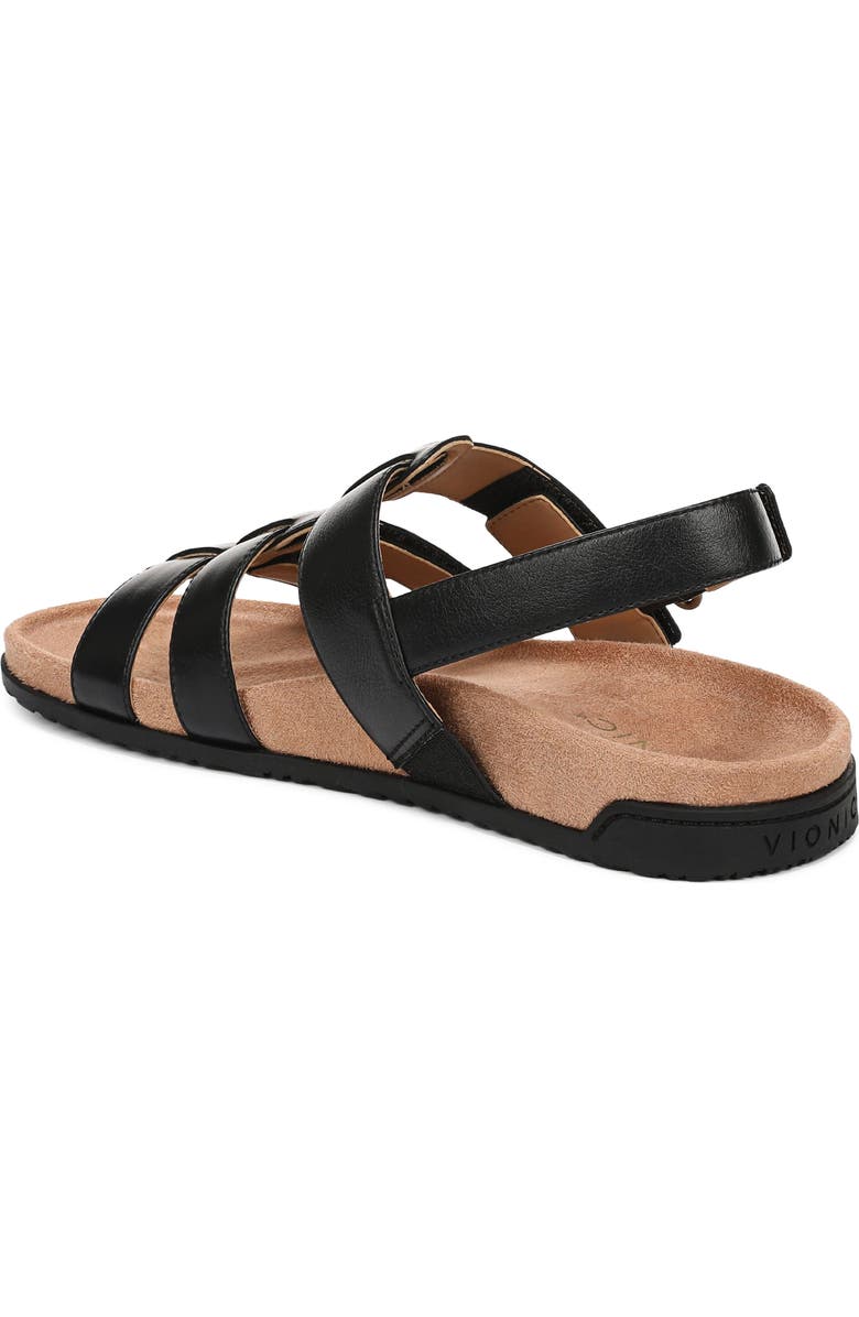 Vionic Eureka Fisherman Sandal - Wide Width Available, Alternate, color, Black