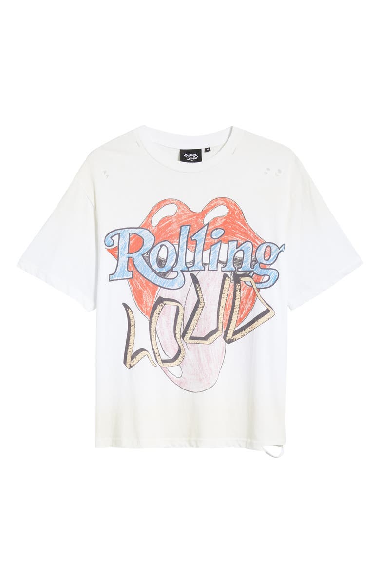 Rolling Loud Loud Band Graphic T-Shirt, Alternate, color, Bone