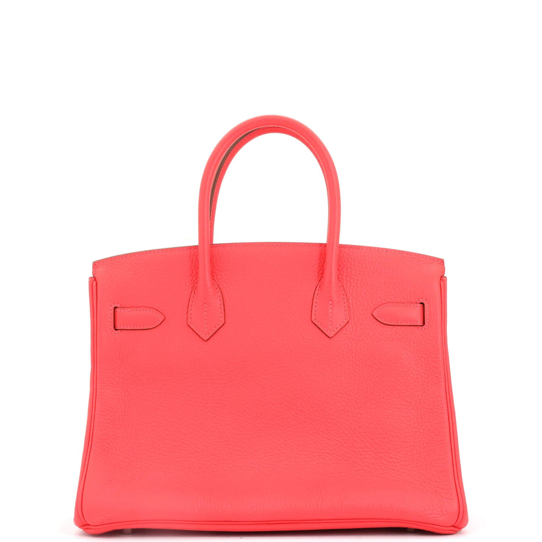 Pre-Owned Hermes Birkin Handbag Pink Clemence with Palladium Hardware 30, Alternate, color, 