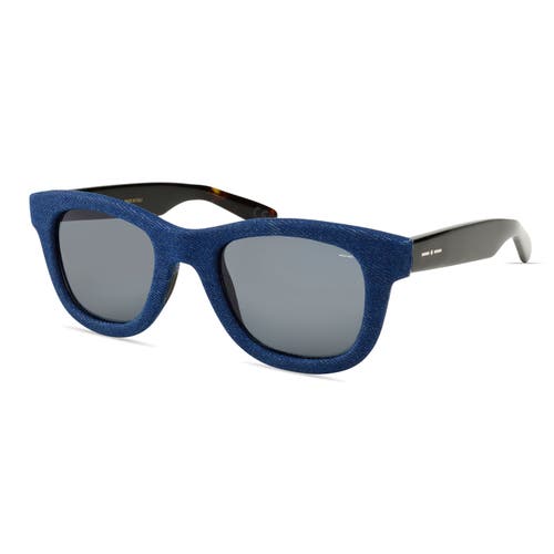 Italia Independent Azzurro Velvet Sunglasses In Blue