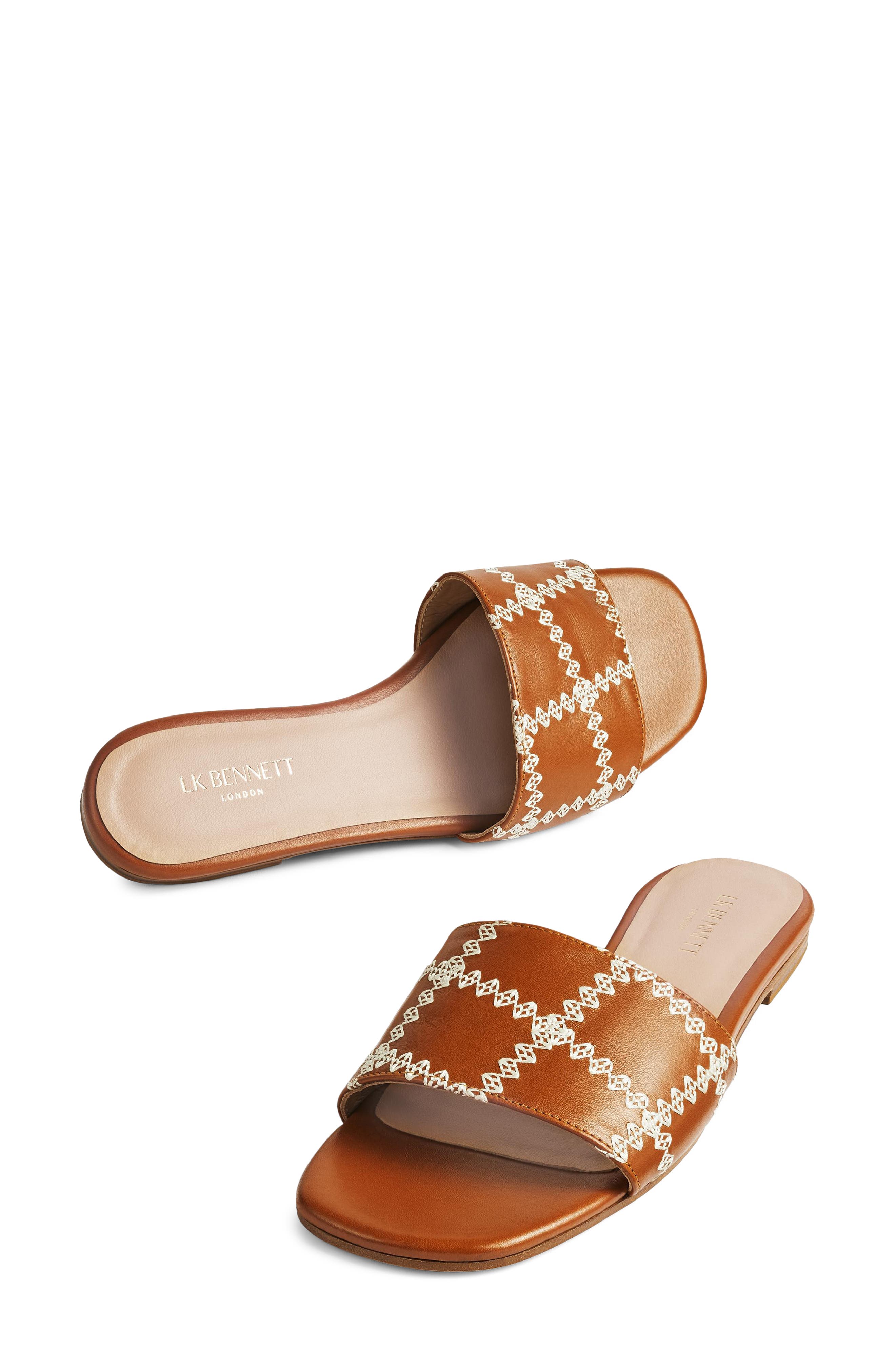 LK Bennett Hema Slide Sandal, Alternate, color, 