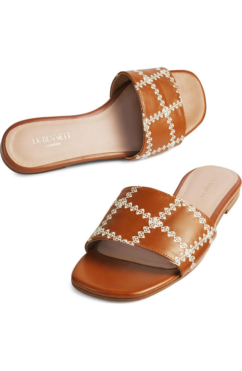LK Bennett Hema Slide Sandal, Alternate, color,
