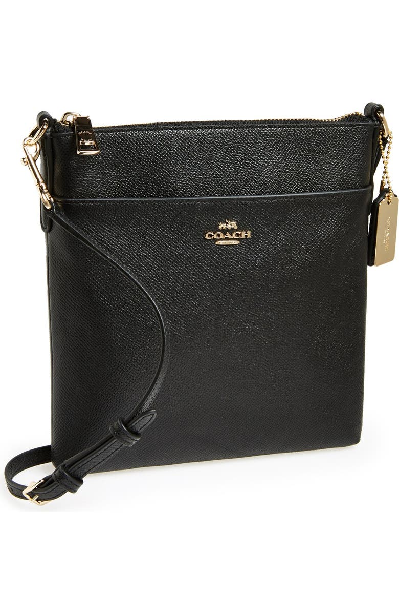 COACH Leather Crossbody Bag, Main, color,
