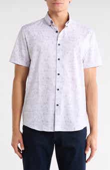 Blurred Geo Short Sleeve Shirt