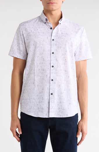 Blurred Geo Short Sleeve Shirt
