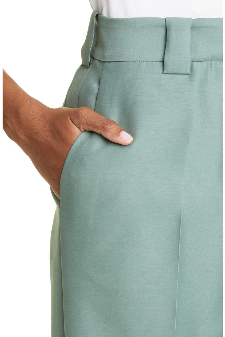 Marlowe Wool Pants, Alternate, color, CELADON