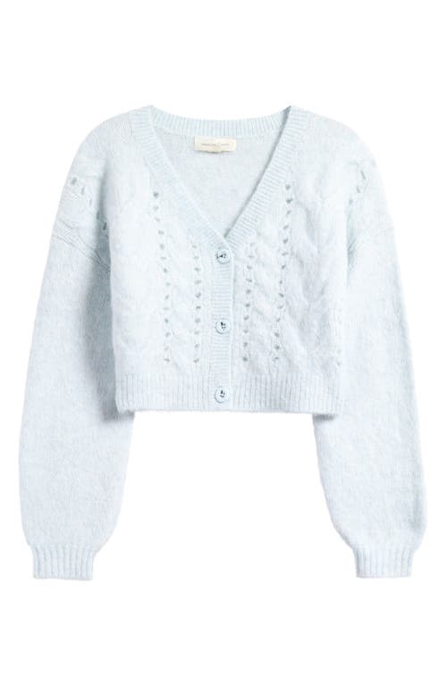 TREASURE & BOND TREASURE & BOND KIDS' FUZZY CARDIGAN SWEATER