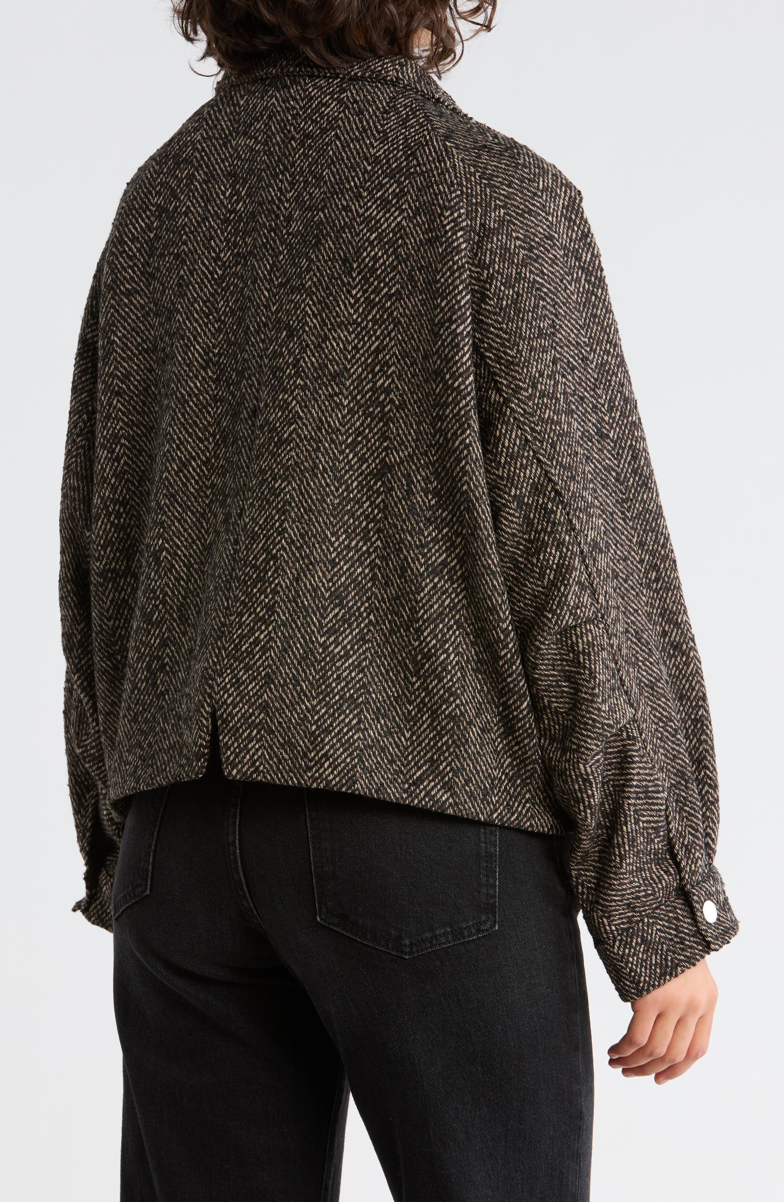 Herringbone Zip Jacket