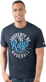 STARTER Men's Starter Navy Tampa Bay Rays Prime Time Property Of T-Shirt