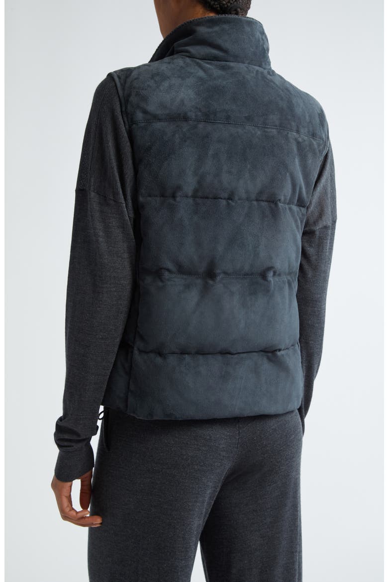 Down Puffer Vest, Alternate, color, SMOKE GREY MELANG