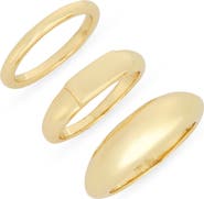 NORDSTROM RACK Demi-Fine 3-Pack Assorted Rings