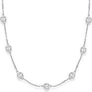 ALLUREZ Lab Diamonds By The Yard Station Necklace 14k