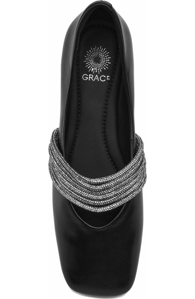 Grace Footwear Kohsumai Ballerina, Alternate, color, Black