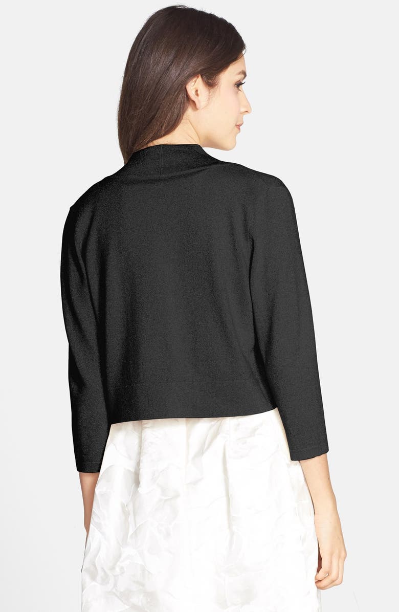 Glint Metallic Knit Shrug, Alternate, color, 