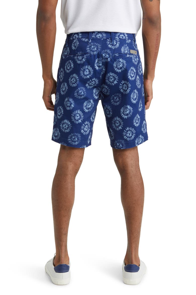 Wanderer Print Chino Shorts, Alternate, color, LOCAL BLUE MULTI