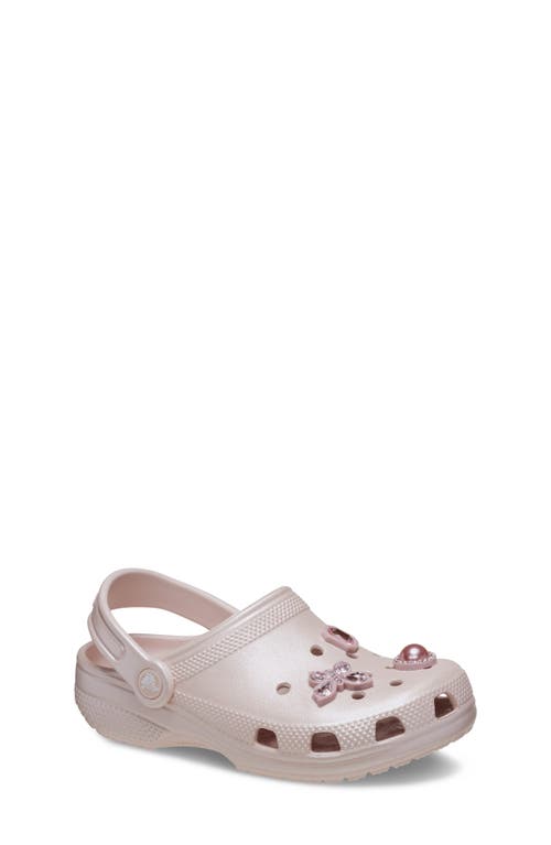 Crocs Kids' Shimmer Gem Classic Clog
