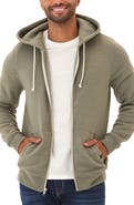 Threads 4 Thought Trim Fit Heathered Fleece Zip Hoodie