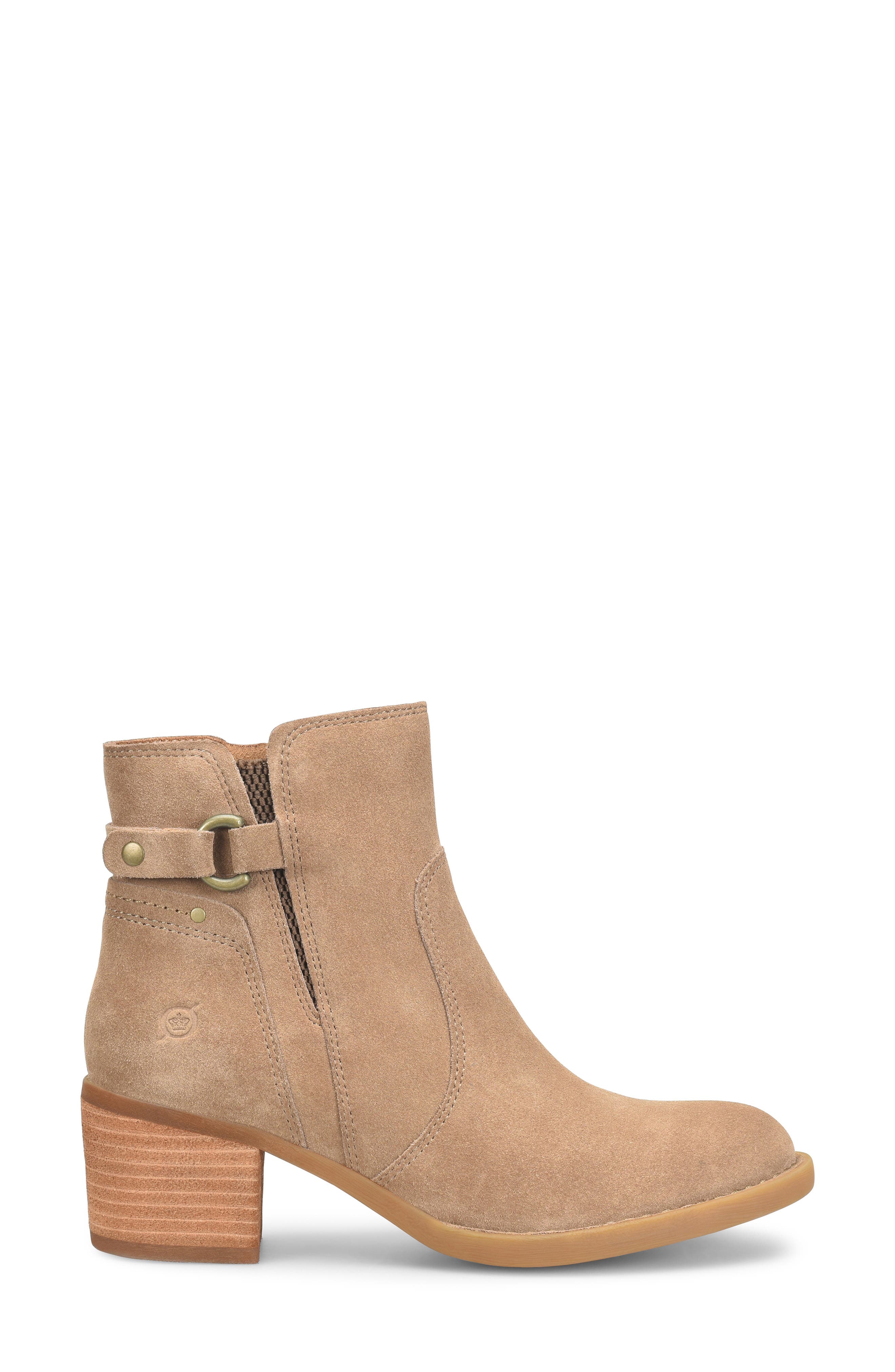 Reis Bootie, Alternate, color, TAUPE SUEDE
