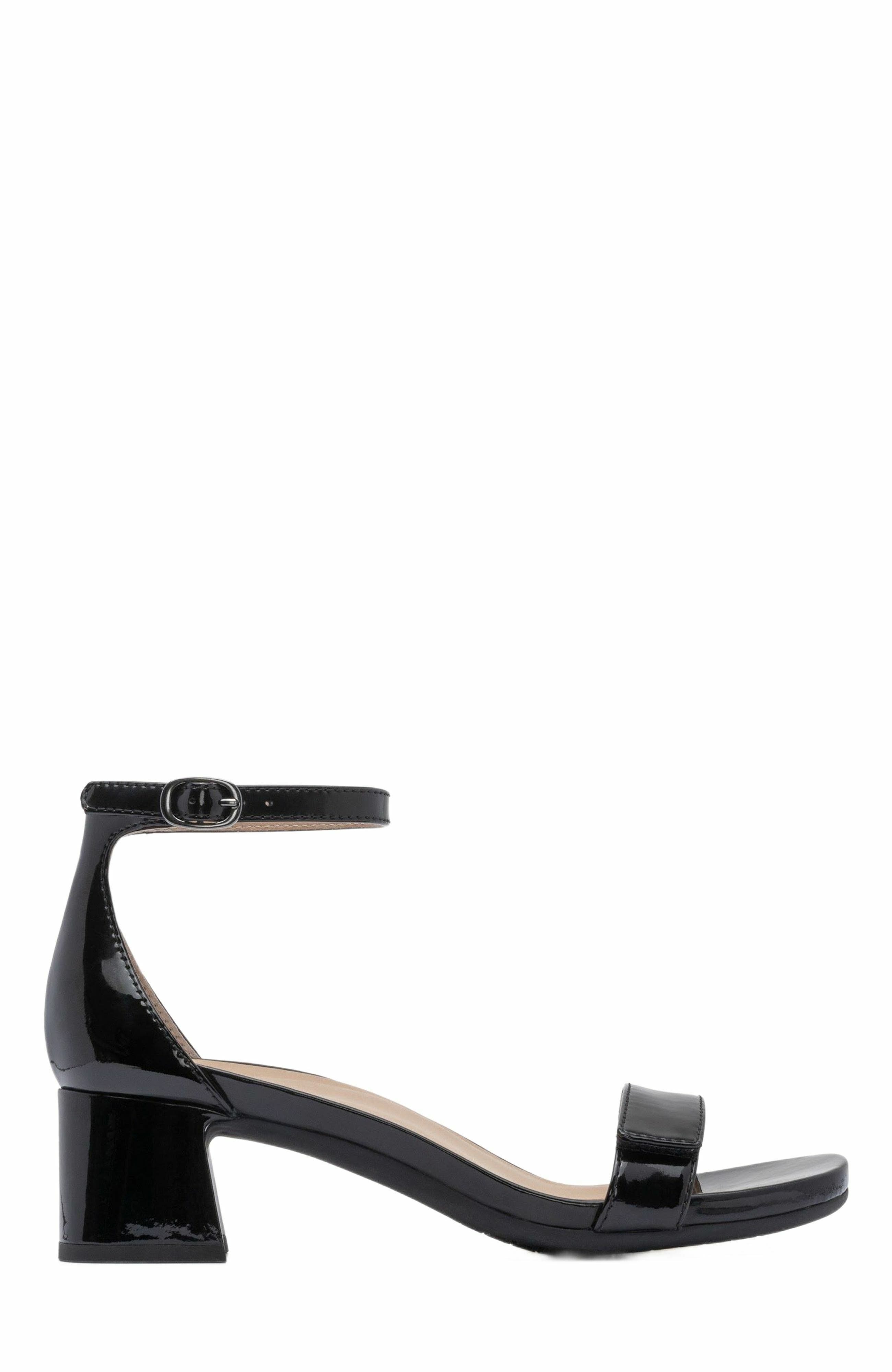 ABEO Avenue Strap Heels, Alternate, color, Black Patent - Regular