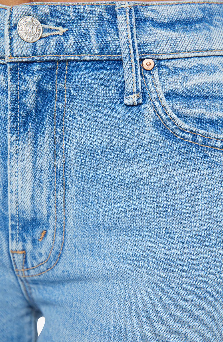 MOTHER Rascal Hover High Waist Ankle Straight Leg Jeans, Alternate, color, Sow Surreal