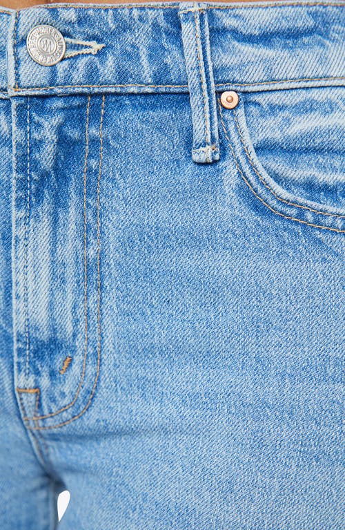 MOTHER MOTHER RASCAL HOVER HIGH WAIST ANKLE STRAIGHT LEG JEANS