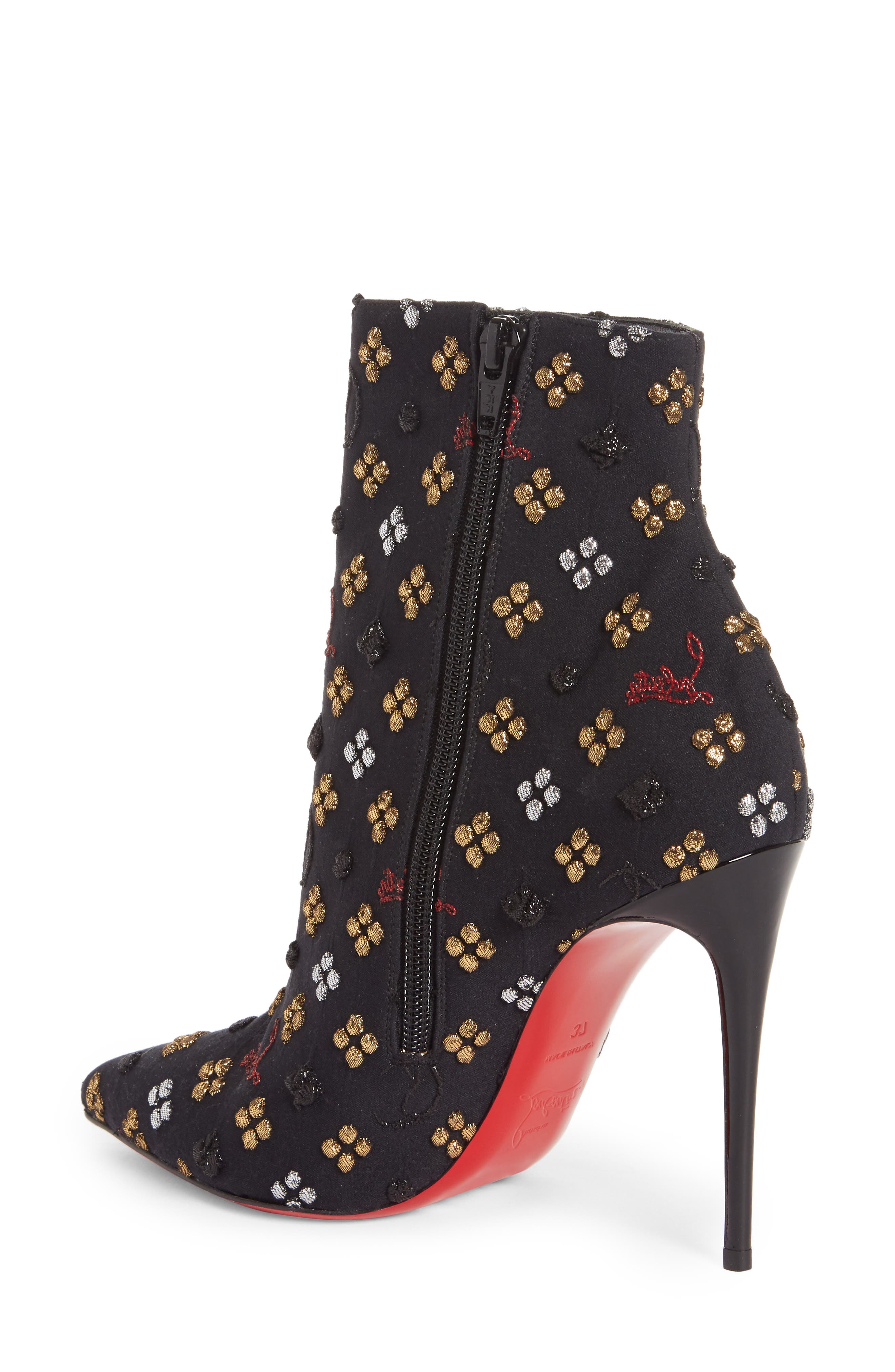 Christian Louboutin So Kate Logo Bootie, Alternate, color, 