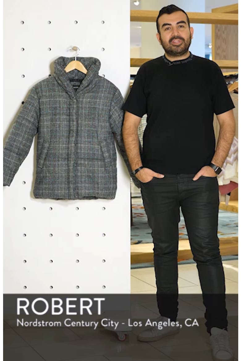 Plaid Puffer Jacket (Nordstrom Exclusive) video