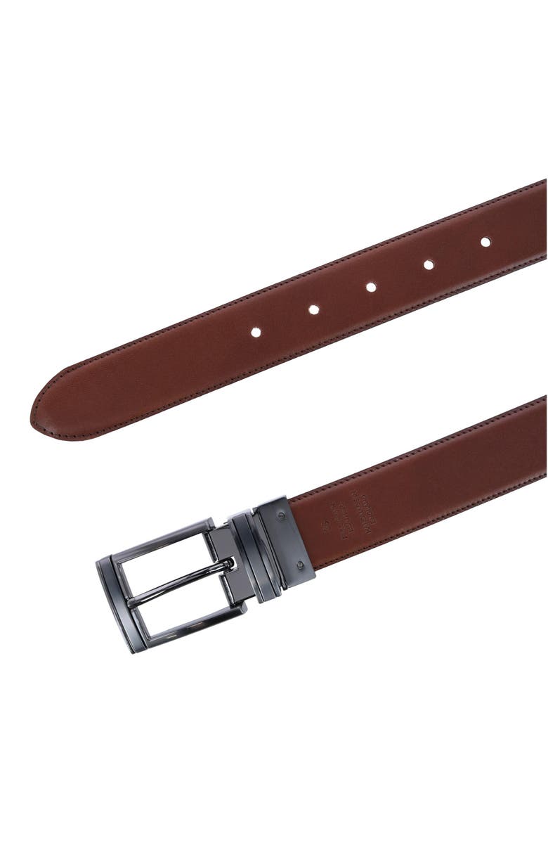 Trafalgar Maverick 32mm Reversible Leather Dress Belt, Alternate, color, Black To Brown