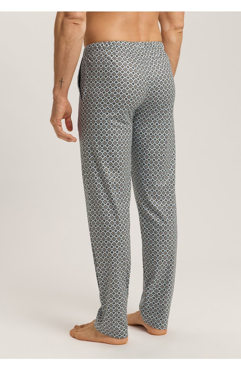 Hanro Night And Day Cotton Drawstring Pajama Pants, Alternate, color, Grey Gems Print