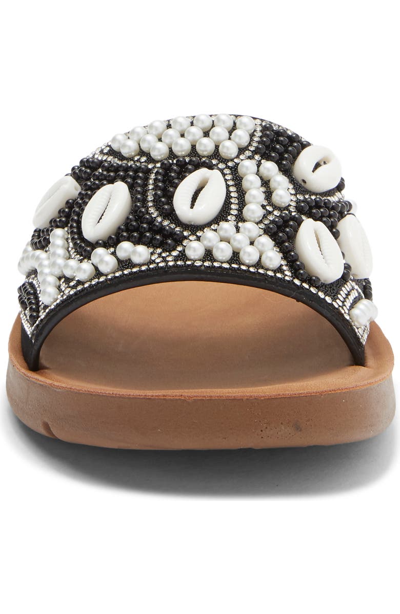 TOP MODA Northern Slide Sandal, Alternate, color, Black Nubuck