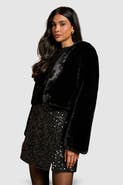 Coast Edge To Edge Faux Fur Coat