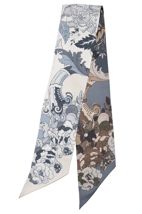 Raffaella  - Skinny Silk Scarf for Women