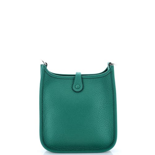 Pre-owned Hermes Hermes Evelyne Bag Gen Iii Clemence Tpm In Green