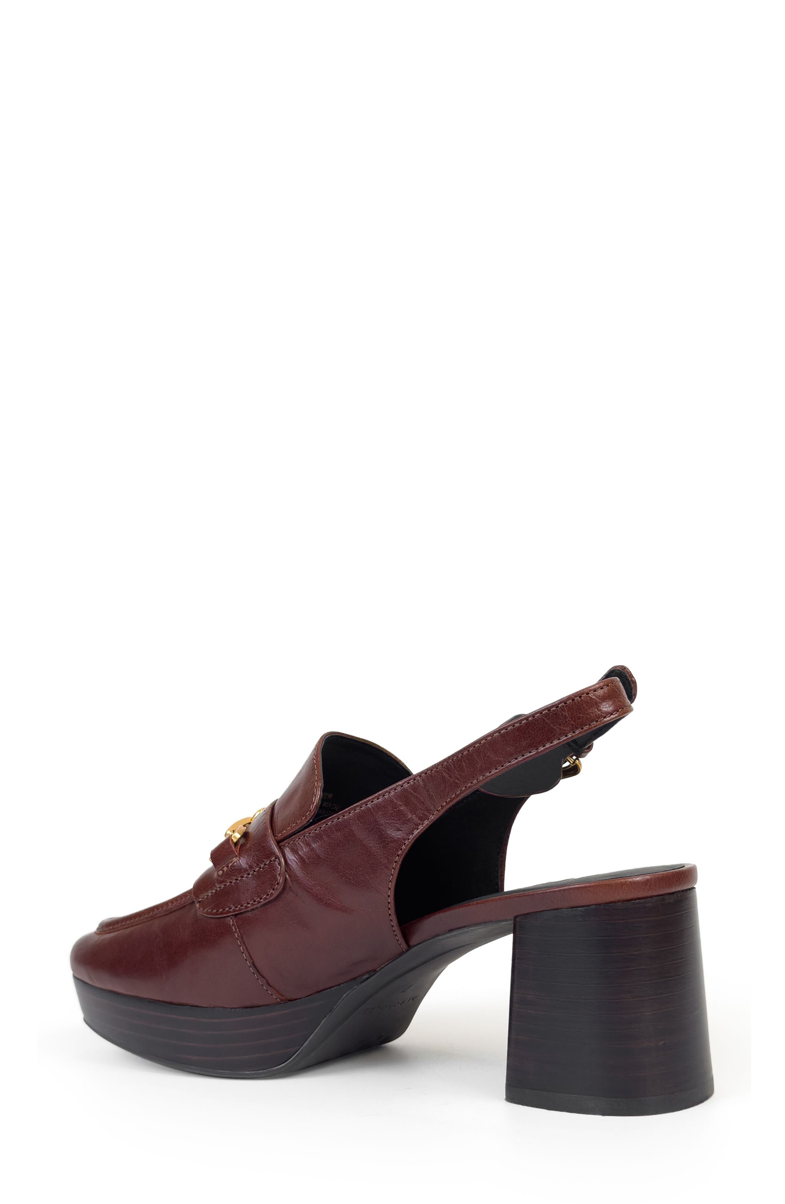 Aerosoles Sorin Slingback Bit Loafer Pump, Alternate, color, Sequoia Leather