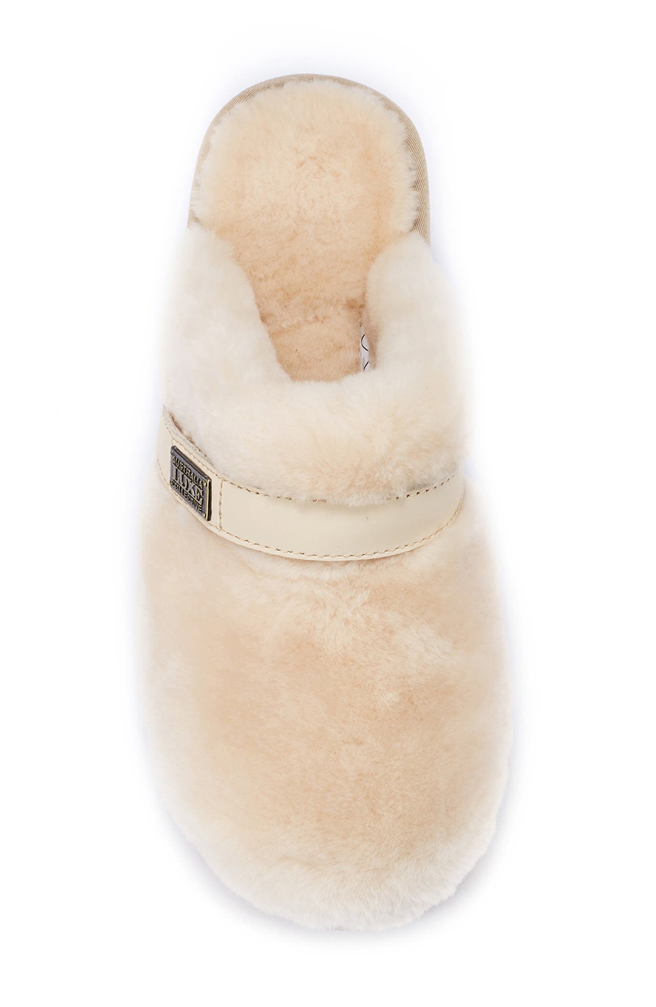Australia Luxe Collective Grace Genuine Shearling Slipper, Alternate, color, Sand