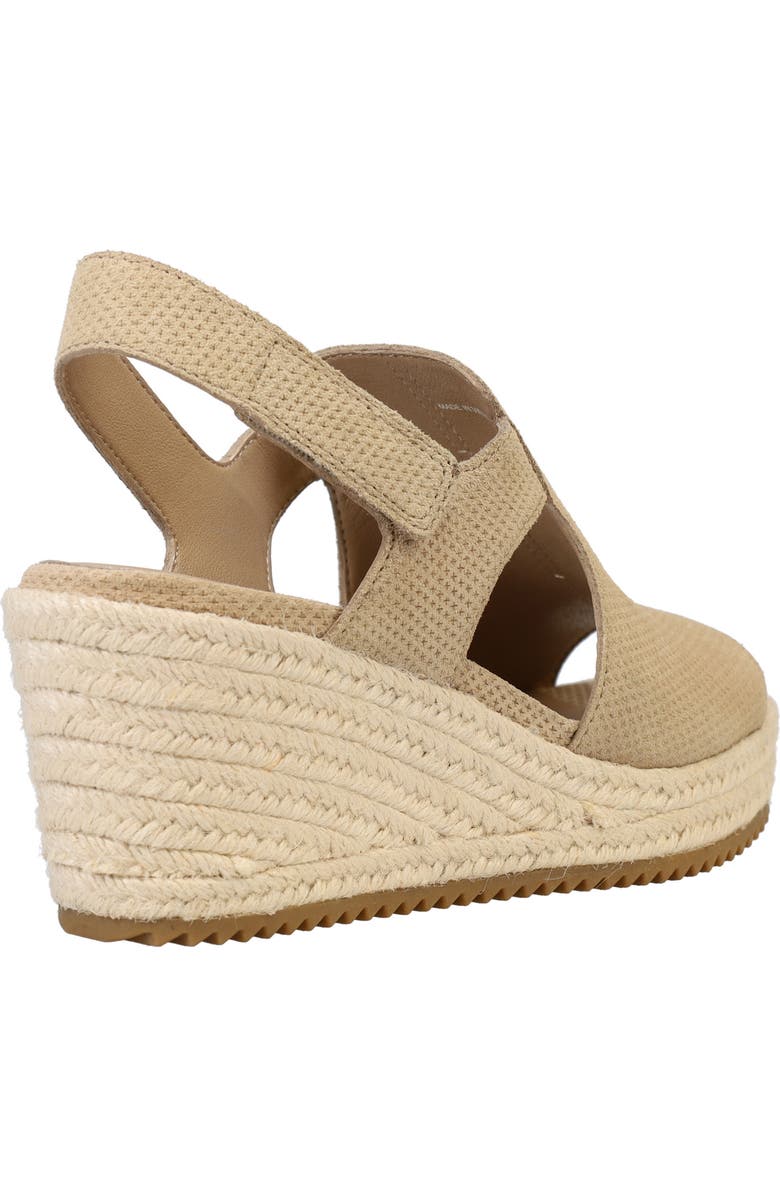 Eileen Fisher Wilda Espadrille Wedge Sandal, Alternate, color, Ecru
