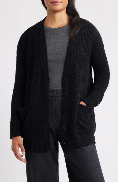 Ribbed Boyfriend Cardigan