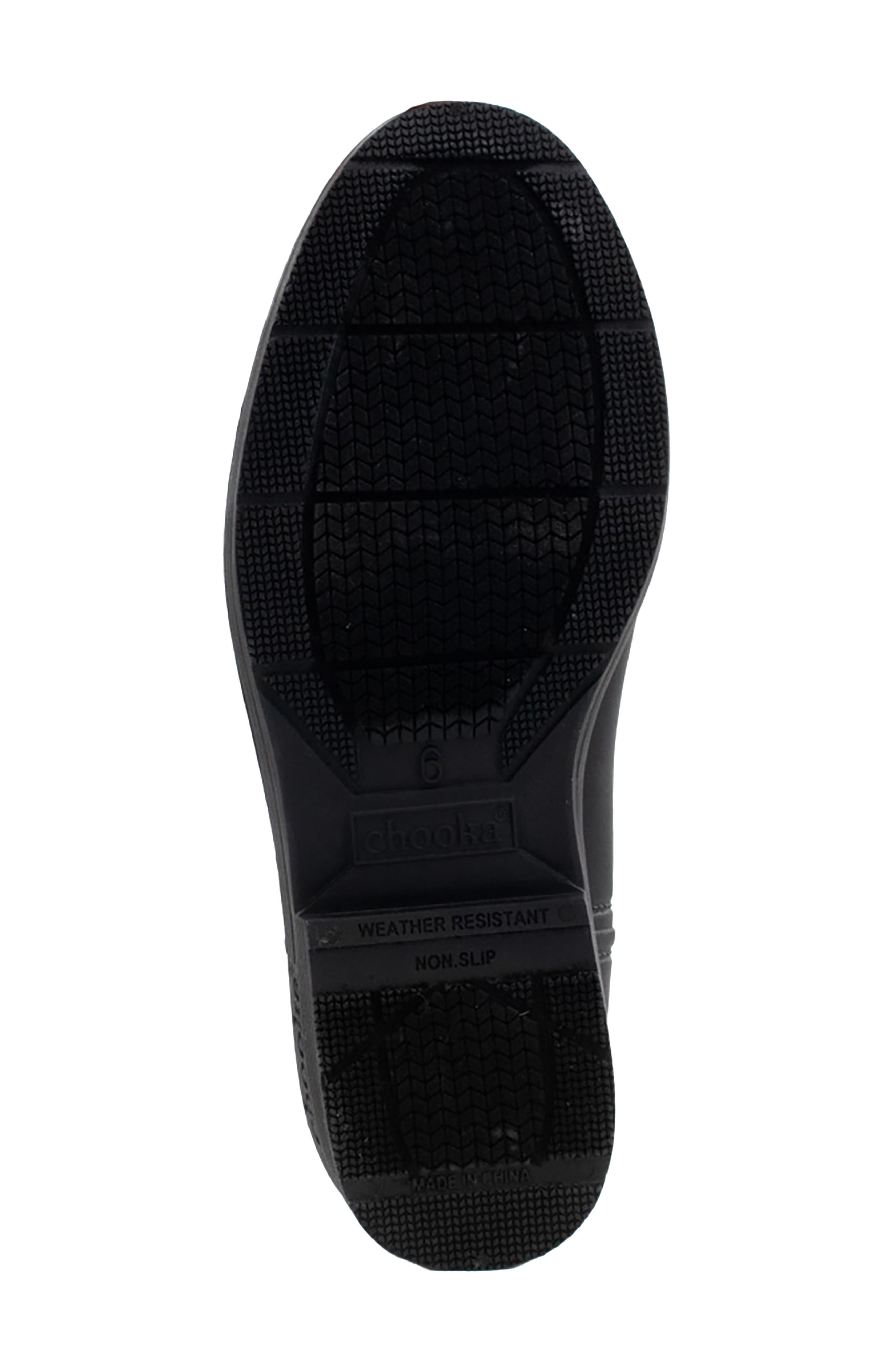 Modern Chelsea Rain Boot, Alternate, color, BLACK