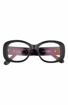 Valentino 46mm Oval Optical Glasses