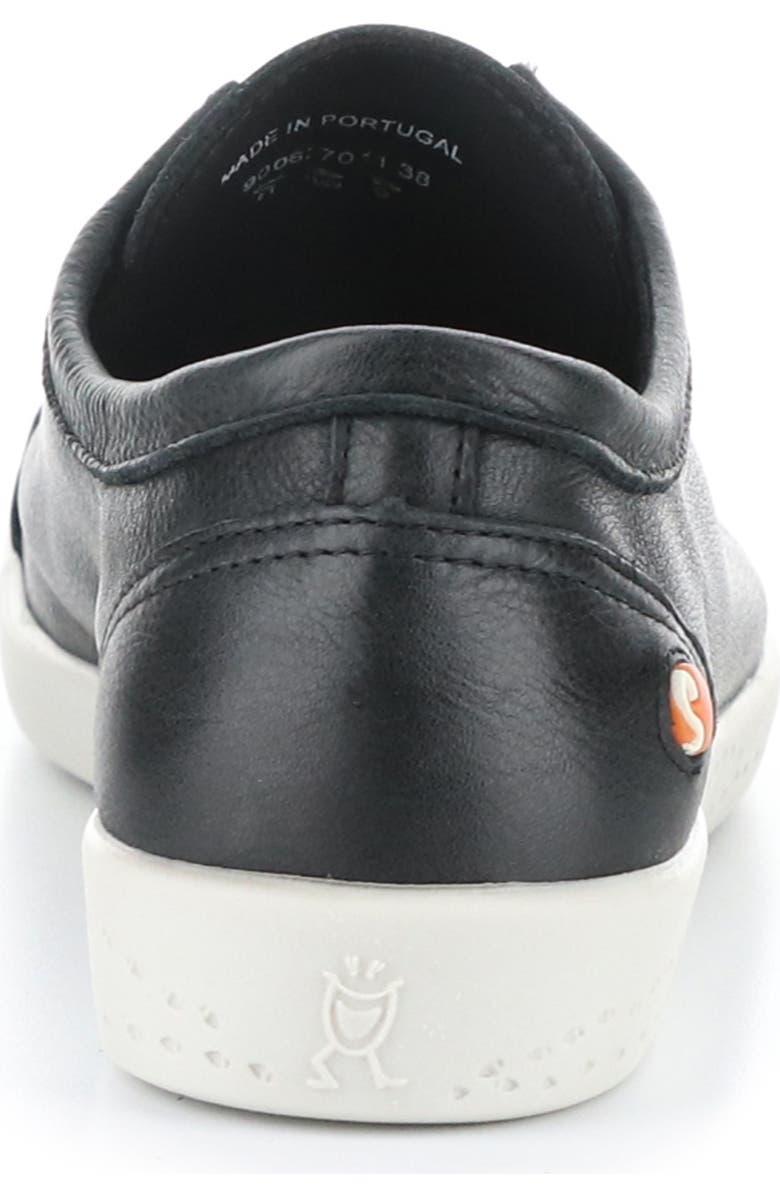 Softinos by Fly London Irit Low Top Sneaker, Alternate, color, Black Smooth Leather