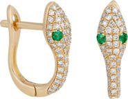 Girls Crew Viper Hoop Earrings