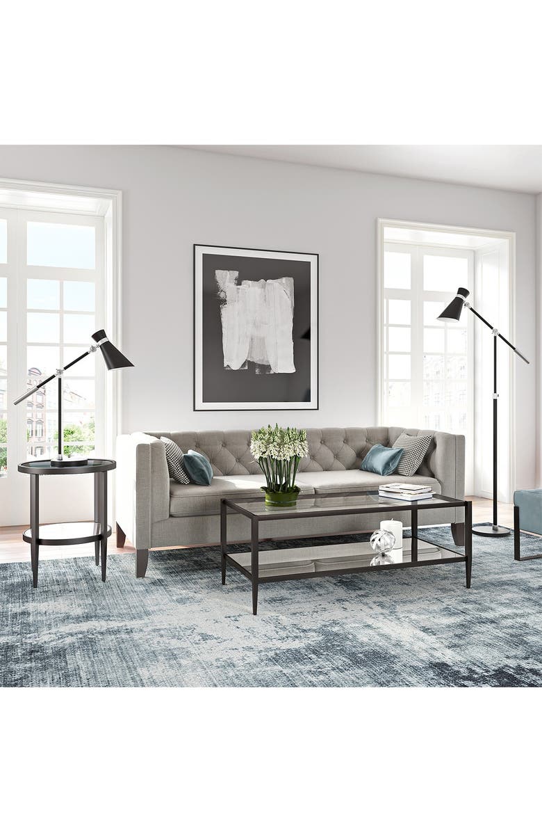 ADDISON AND LANE Rex Floor Lamp     Black/Brushed Nickel, Alternate, color, 