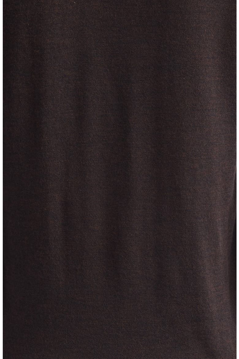 Bea Zip Virgin Wool Sweater, Alternate, color, ESPRESSO